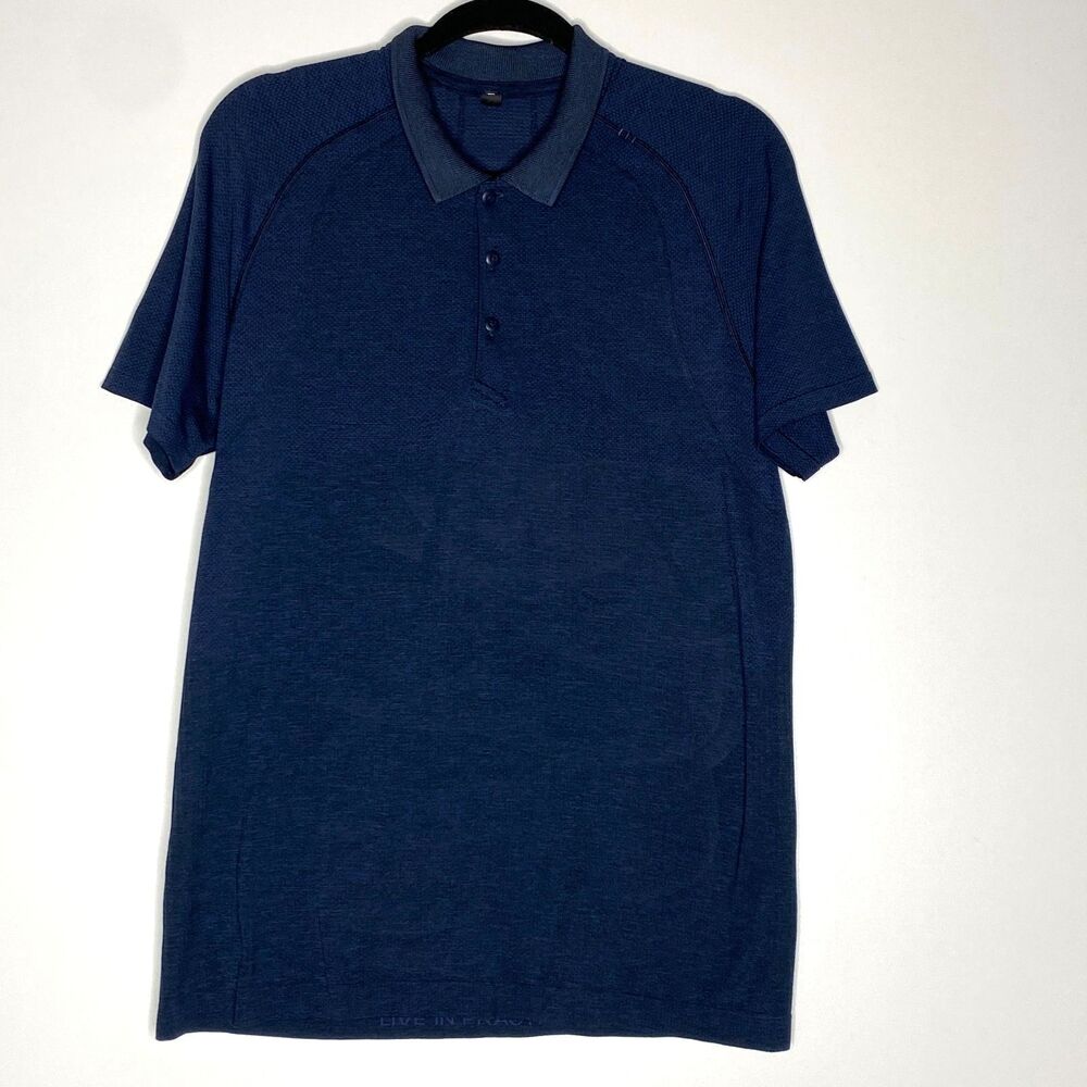 Lululemon Metal Vent Tech Polo Shirt Men's Size Medium - Picture 8 of 8